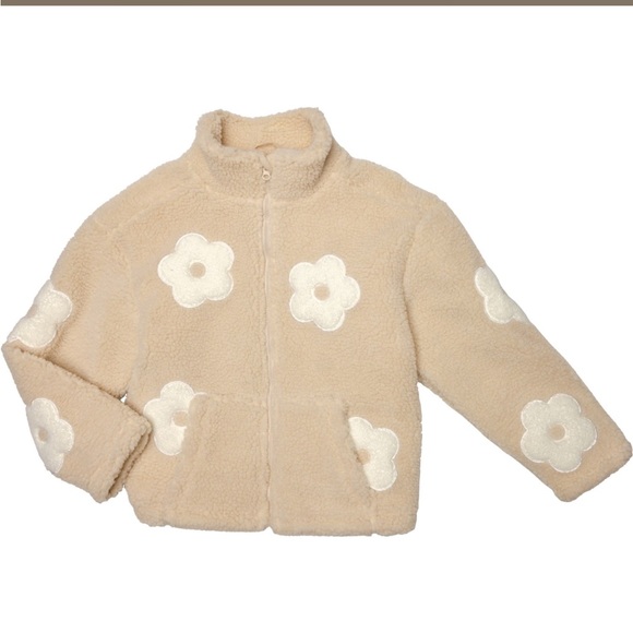 Mark Edwards Studio Jackets & Blazers - Mark Edward’s Floral Fleece Teddy Jacket
